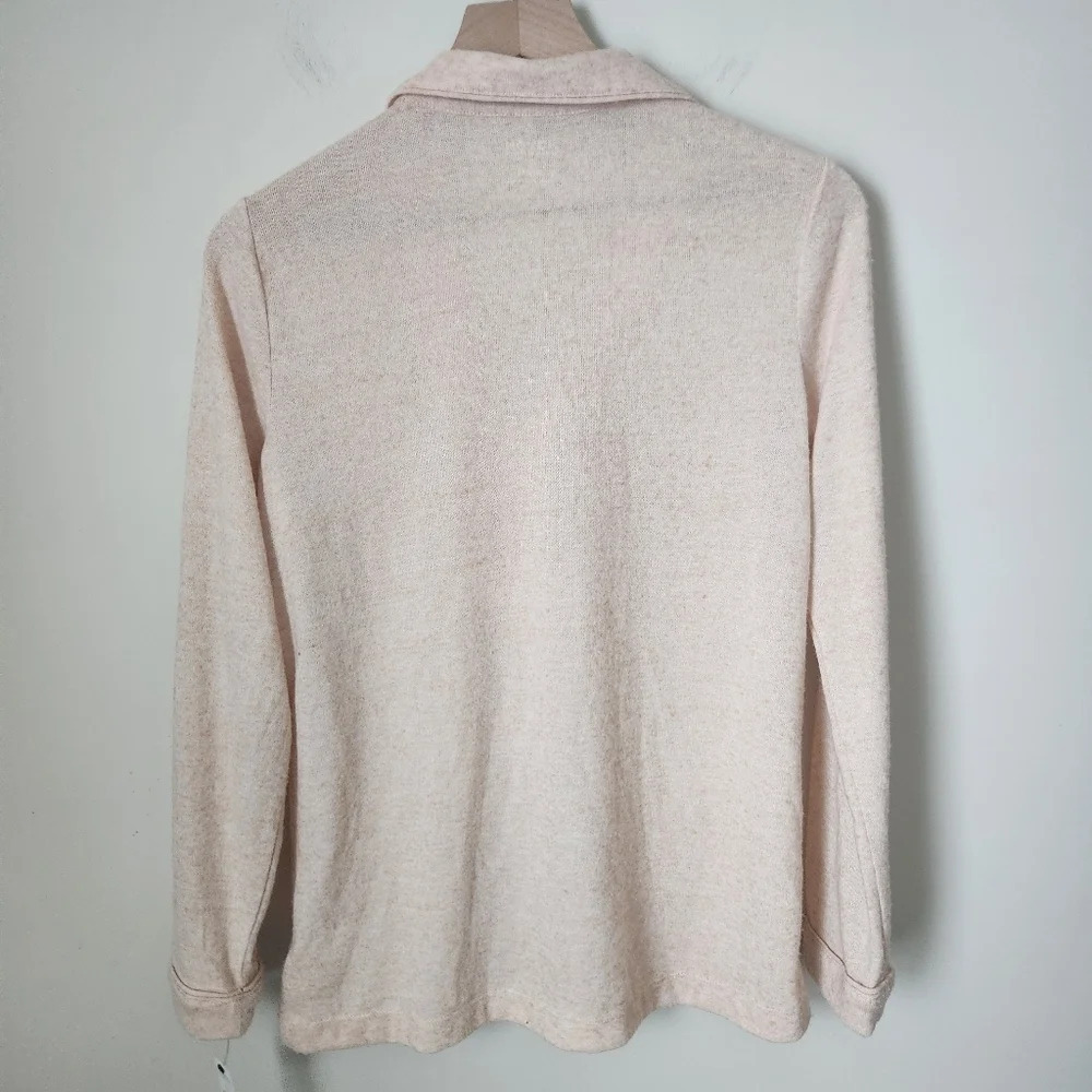 NWT Talbots Haven Well Within | Brushed Featherweight Knit Pajama Top - Sz S - Picture 6 of 12